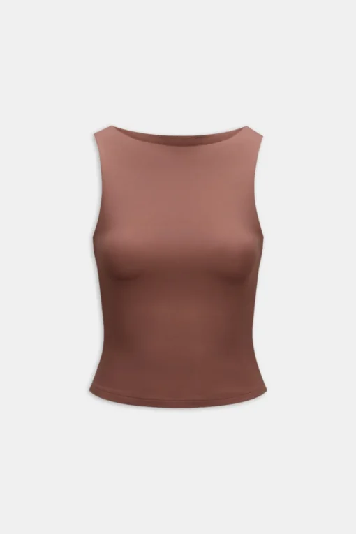 365 Boat Neck Tank - Clay