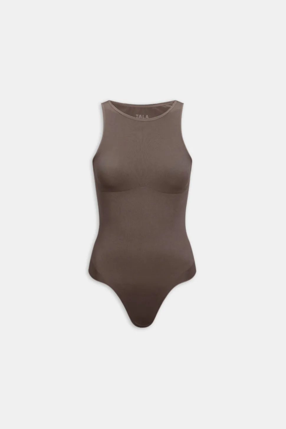 365 Contour Boat Neck Bodysuit - Mocha