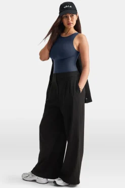 365 Contour Boat Neck Bodysuit - Washed Navy