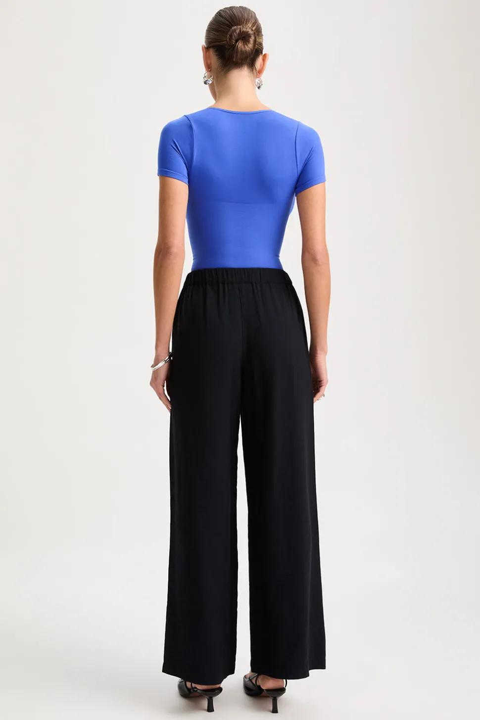 365 Contour Short Sleeve Shaping Bodysuit - Cobalt