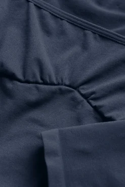 365 Contour Square Neck Bodysuit - Washed Navy