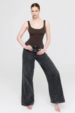 365 Contour Strappy Shaping Bodysuit - Espresso