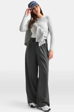 365 Core Cotton Long Sleeve T-Shirt - Grey Marl