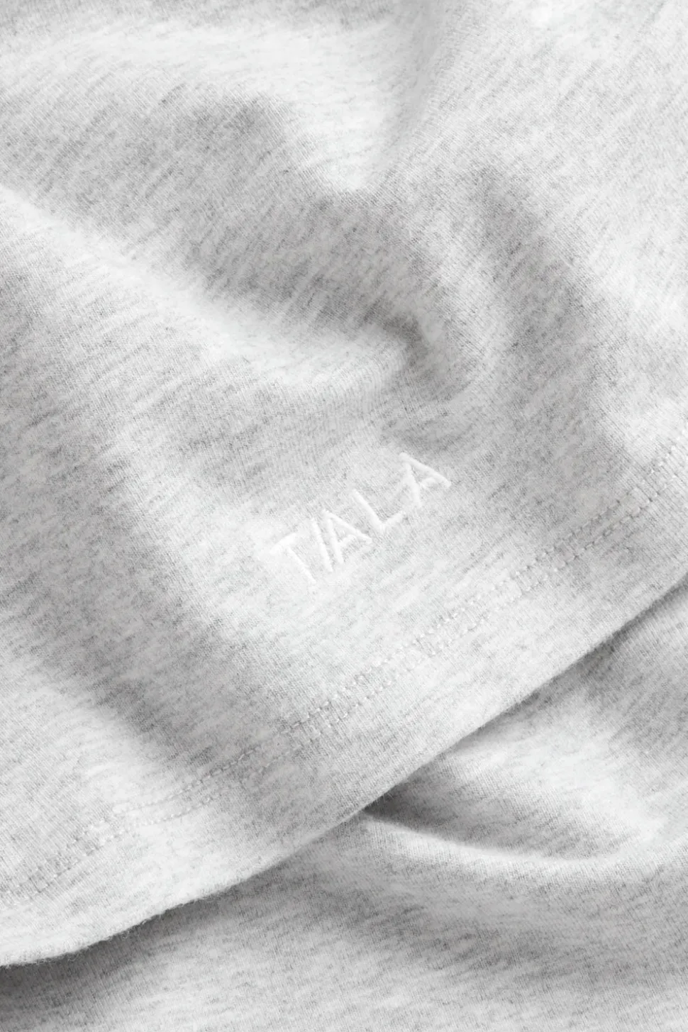 365 Core Cotton Long Sleeve T-Shirt - Grey Marl