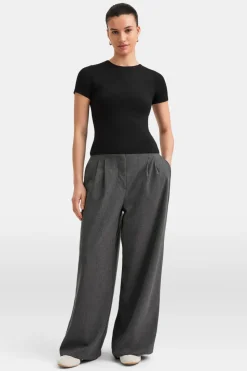 365 Crew Neck Short Sleeve T-Shirt - Shadow Black