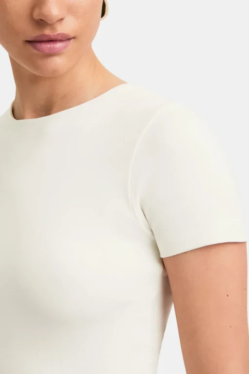 365 Crew Neck Short Sleeve T-Shirt - Vanilla