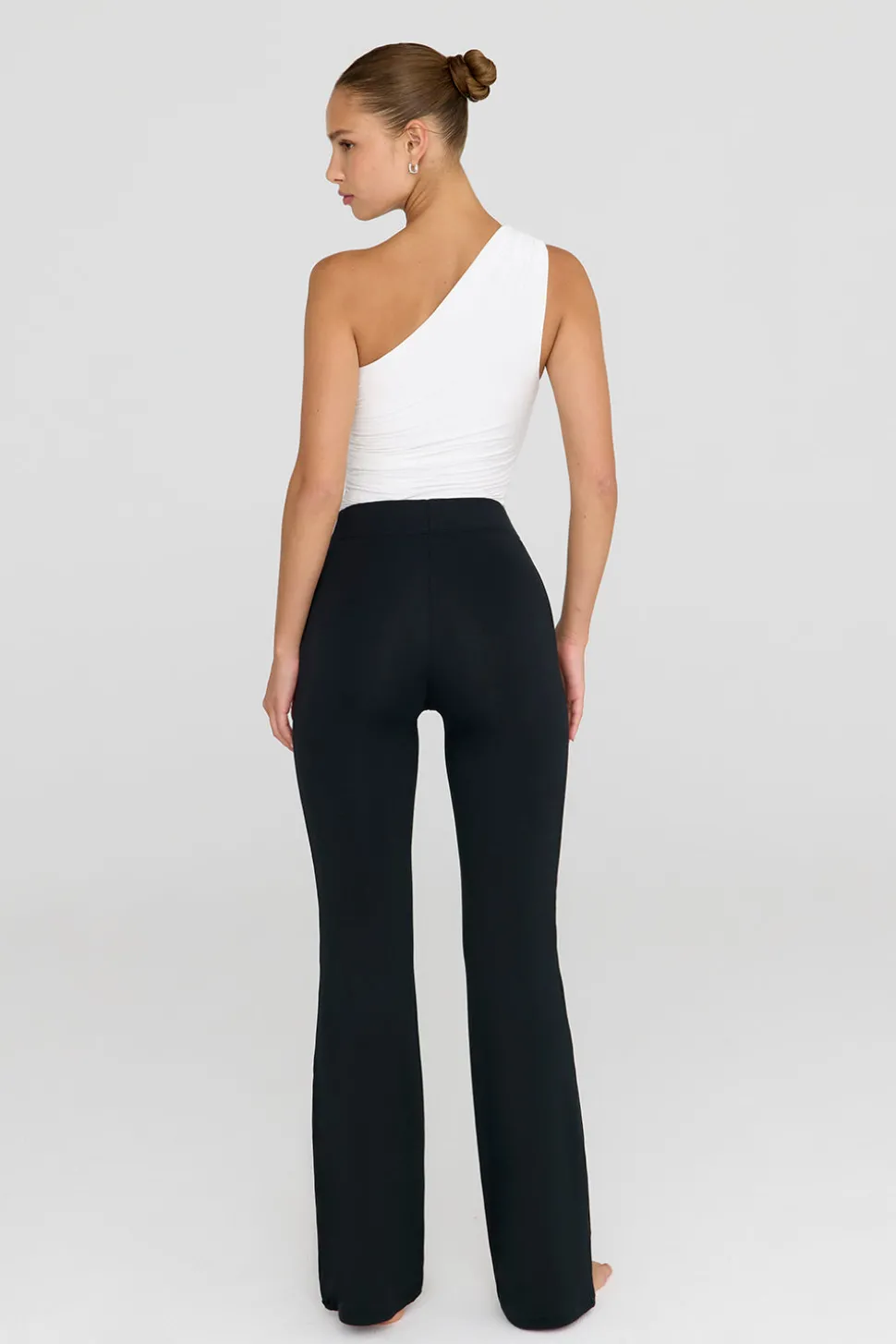 365 Flared Trousers - Shadow Black