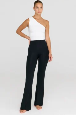 365 Flared Trousers - Shadow Black