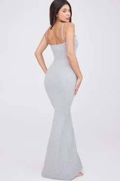365 Sculpting Lounge Cami Maxi Dress - Grey Marl