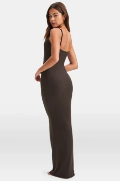 365 Sculpting Lounge Cami Maxi Dress - Espresso