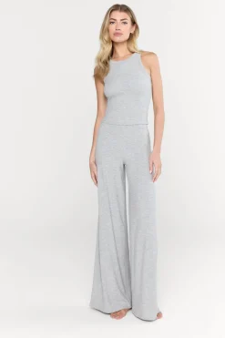 365 Sculpting Lounge Racer Tank - Grey Marl