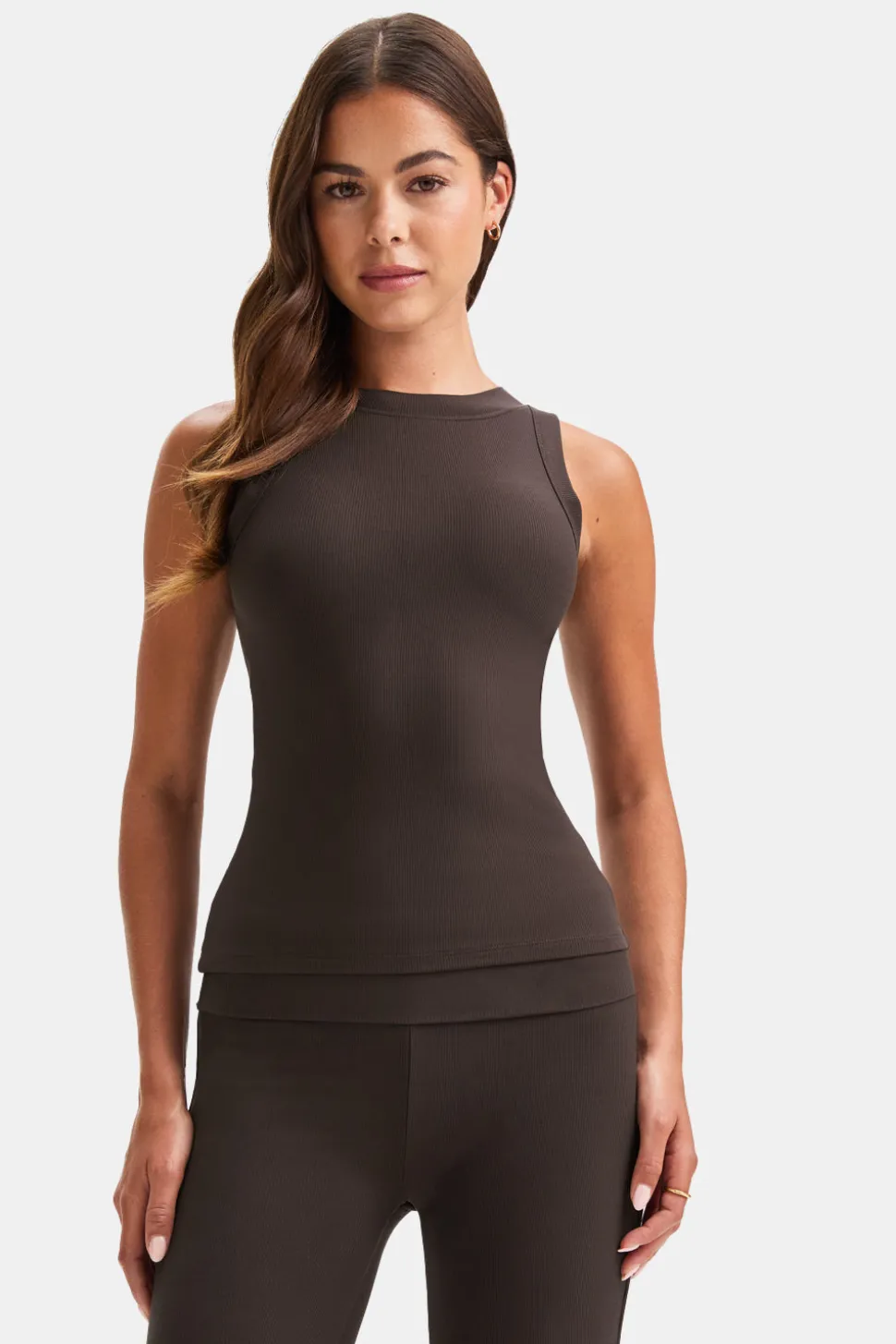 365 Sculpting Lounge Reversible Tank - Espresso