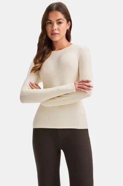 365 Sculpting Lounge Top - Buttermilk