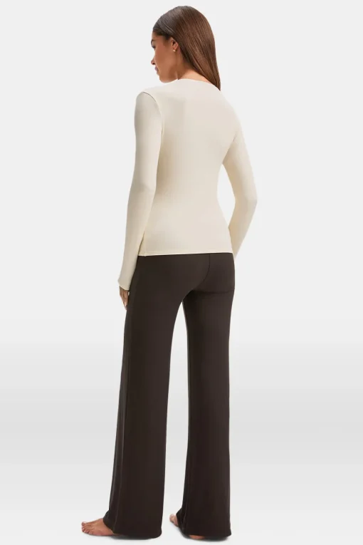 365 Sculpting Lounge Top - Buttermilk