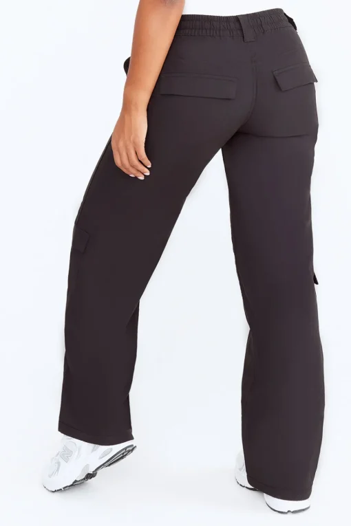Adjustable Cargo Trouser - Black