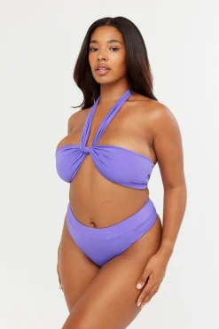 Antibes Multiway Bandeau Bikini Top - Thistle