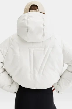 Cocoon T Logo Reversible Puffer Jacket - Coconut Milk