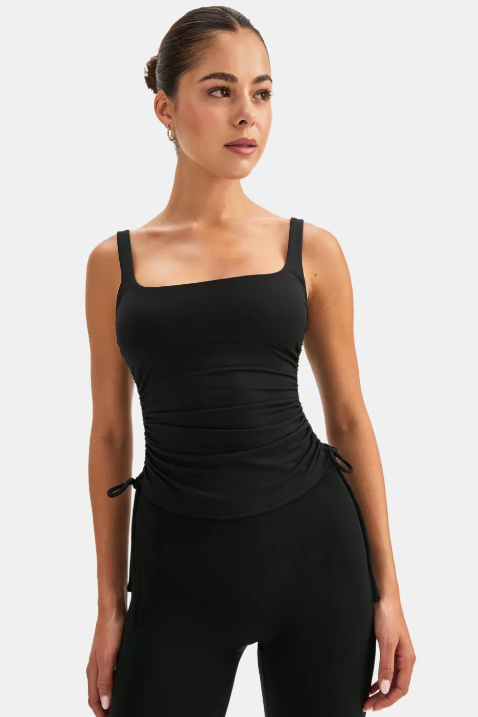 DayFlex Adjustable Side Tie Vest - Shadow Black