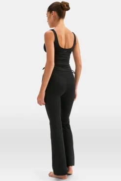 DayFlex Adjustable Side Tie Vest - Shadow Black