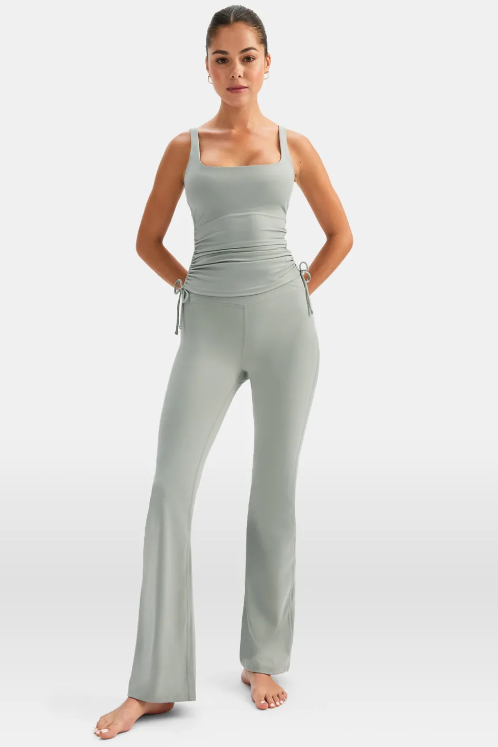 DayFlex Adjustable Side Tie Vest - Soft Sage