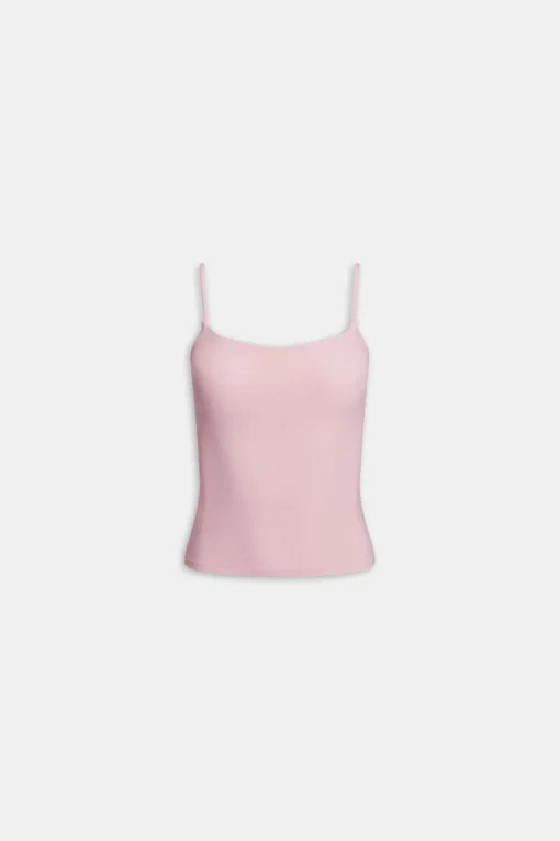 DayFlex Built-In Support Spaghetti Strap Full Length Cami Vest - Ballet Slipper