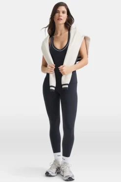 DayFlex Built-In Support V Neck Racer Vest - Midnight Navy