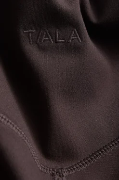 DayFlex Contrast Stripe Side Split Flared Yoga Pant No Front Seam - Americano And Mocha