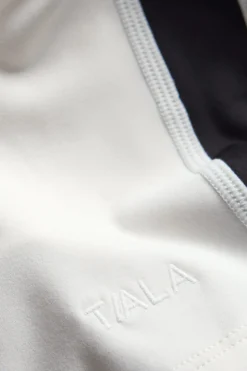 DayFlex Contrast Stripe Zip Through Jacket - Ivory And Shadow Black