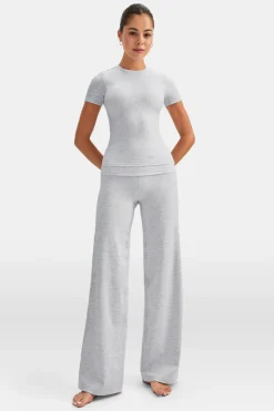 DayFlex Essential Full Length T-Shirt - Grey Marl