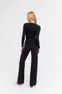 DayFlex Essential Long Sleeve Top - Shadow Black