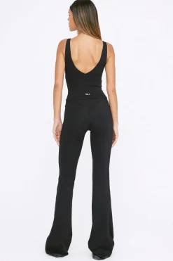 DayFlex High Waisted Flared Yoga Pant - Shadow Black