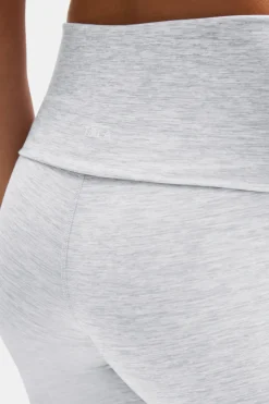 DayFlex Multiway Fold Waist Flared Yoga Pant - Grey Marl