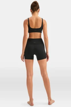 DayFlex Multiway Fold Waist Cycling Shorts - Shadow Black