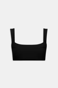 DayFlex Ruched Bandeau Sports Bra - Shadow Black
