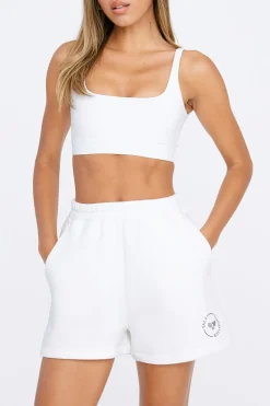 DayFlex Square Neck Sports Bra - White
