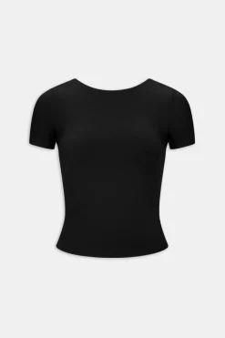 DayFlex Twist Back T-Shirt - Shadow Black