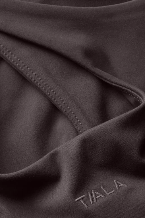 DayFlex Twist Front Sports Bra - Cool Espresso