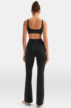DayFlex Twist Front Sports Bra - Shadow Black