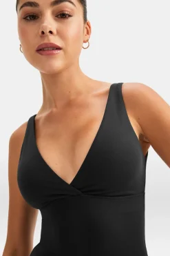 DayFlex V Neck Vest - Shadow Black