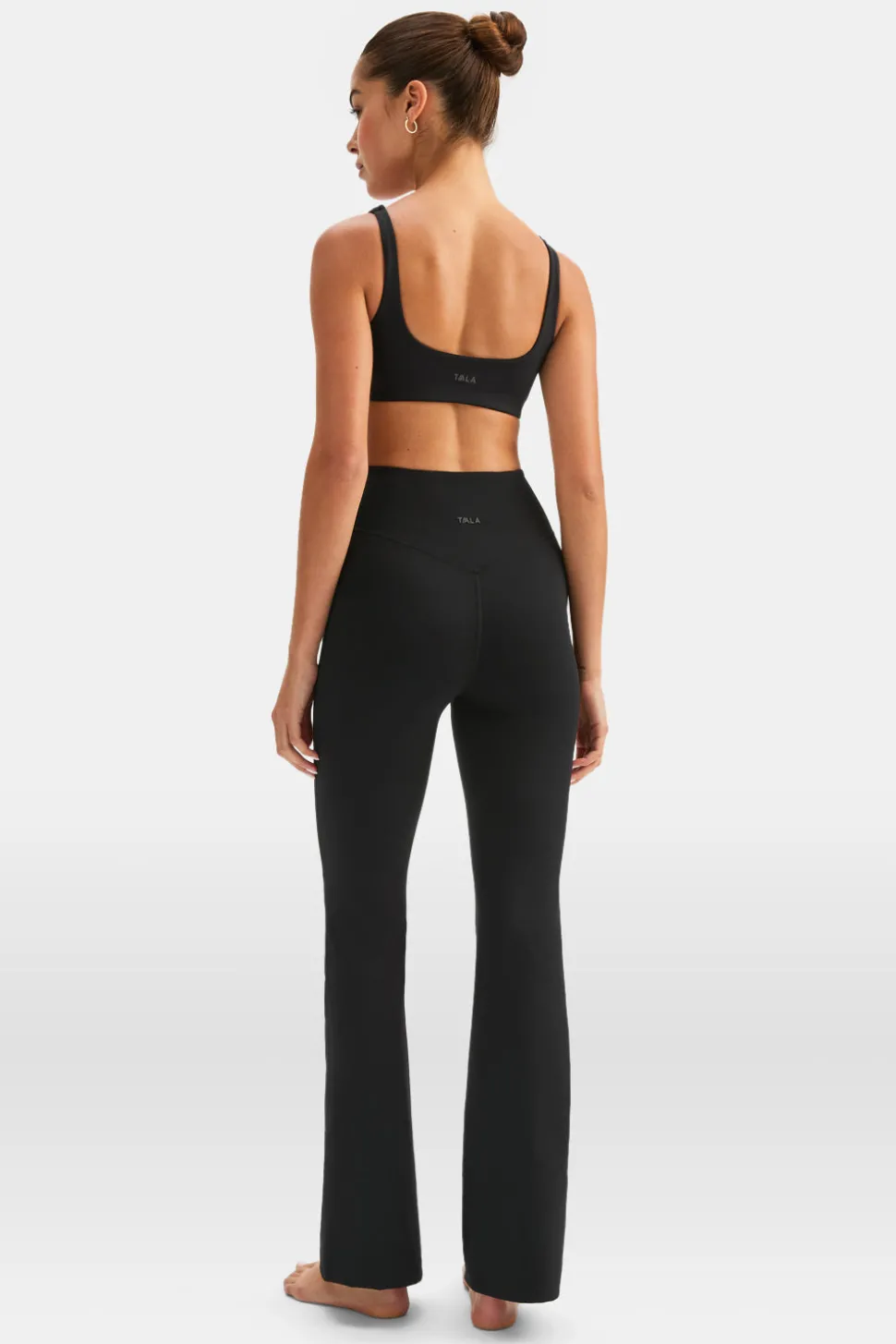 DayFlex Wrap Flared Yoga Pant - Shadow Black