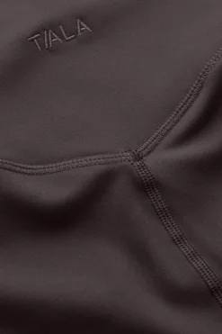 DayFlex Wrap High Waisted Legging - Cool Espresso