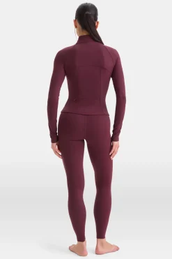 DayFlex Zip Through Jacket - Burgundy