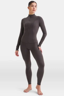 DayFlex Zip Through Jacket - Cool Espresso