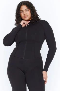 DayFlex Zip Through Jacket - Shadow Black