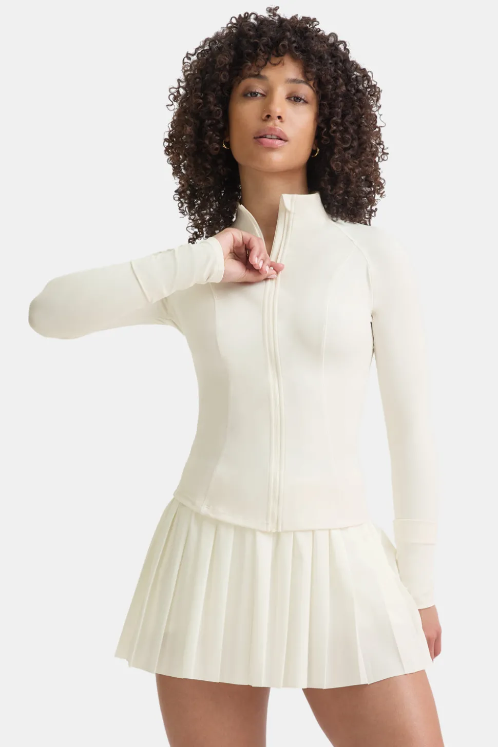DayFlex Zip Through Jacket - Ivory