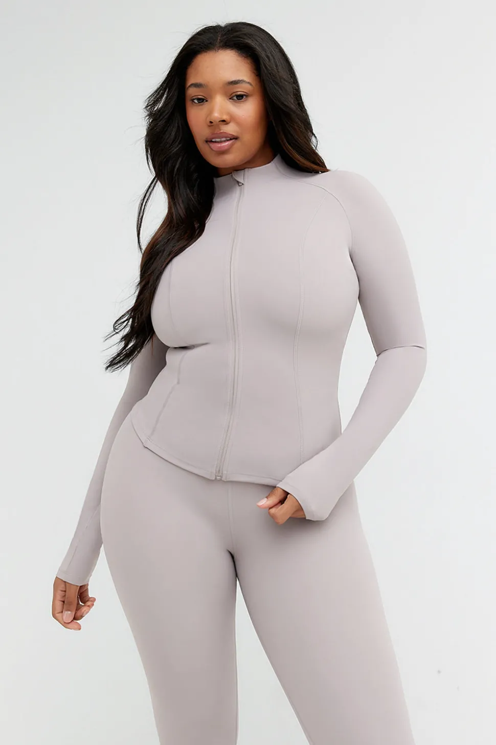 DayFlex Zip Through Jacket - Taupe