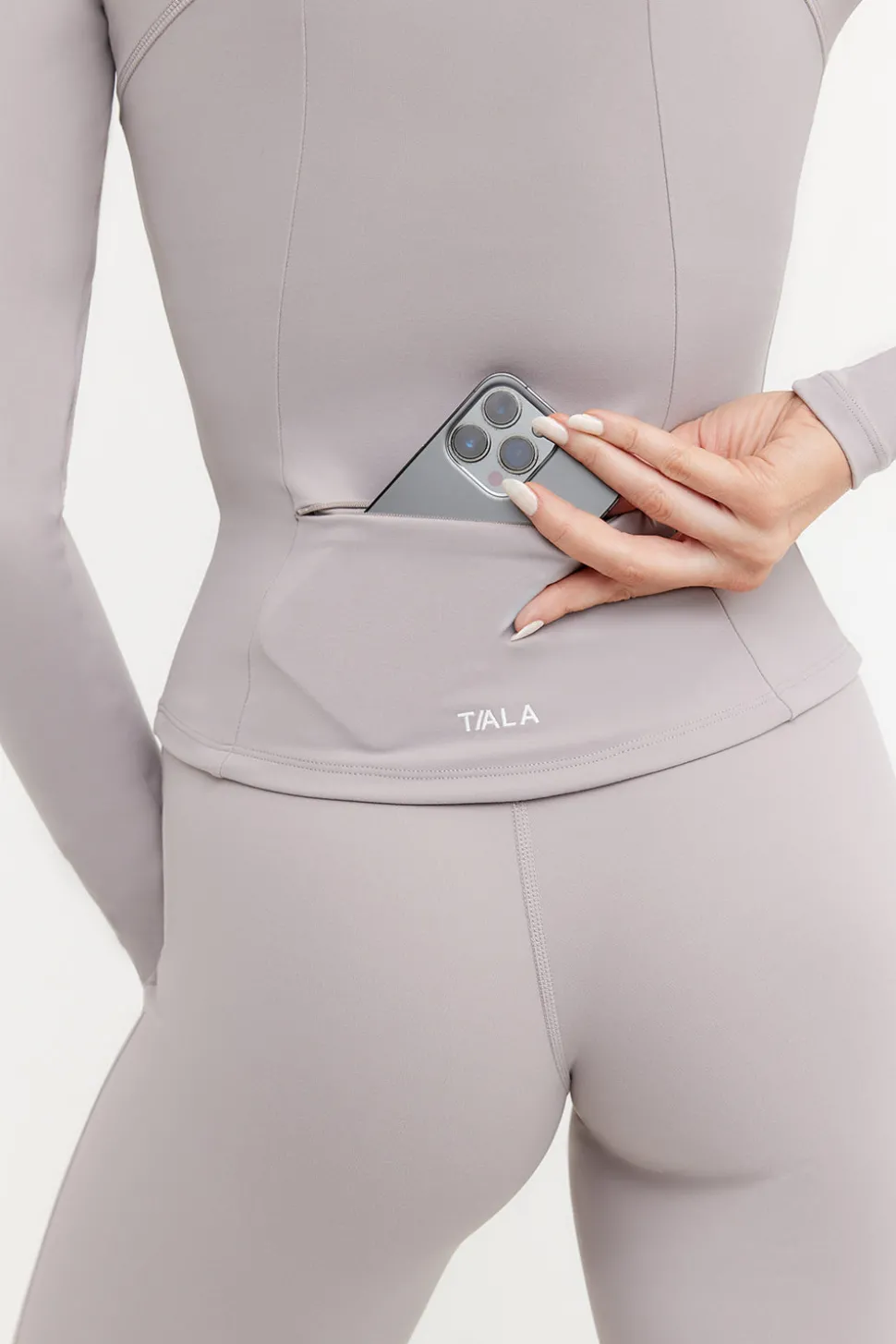 DayFlex Zip Through Jacket - Taupe