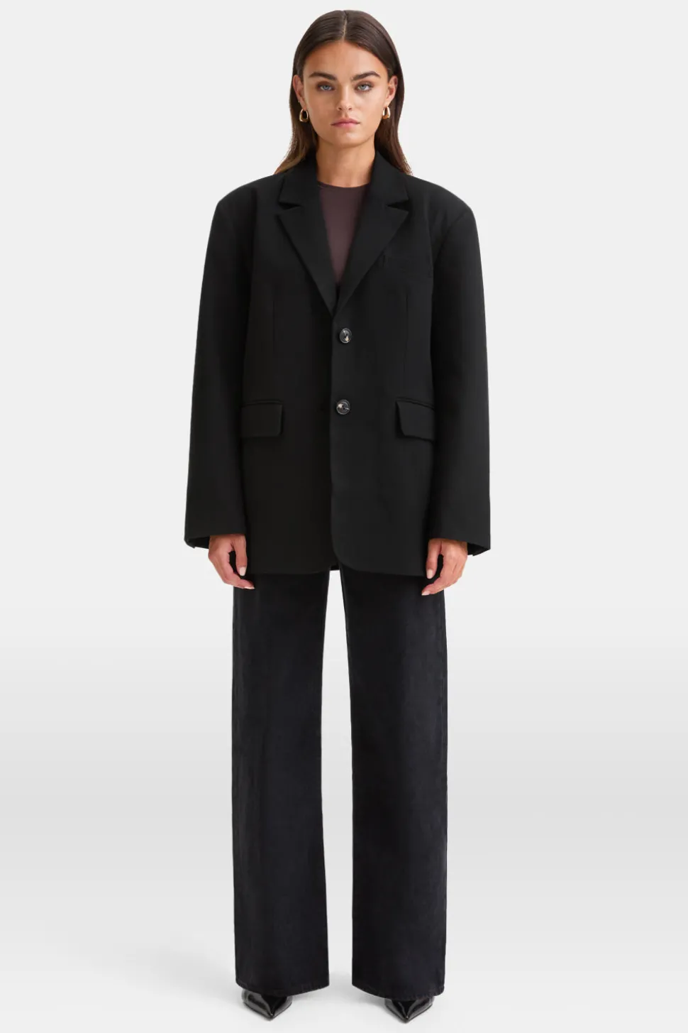 Everyday Tailoring Oversized Blazer - Black