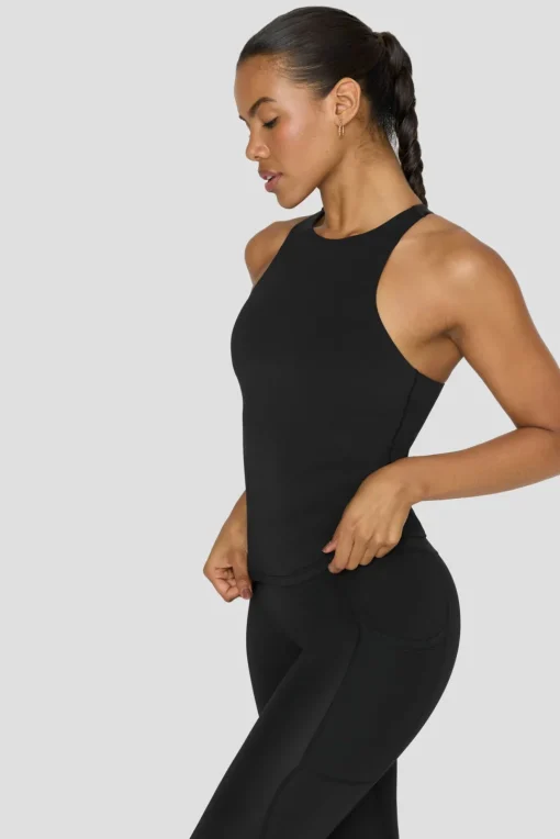 FormTech Built-In Support Longline Skim Fit Vest - Black