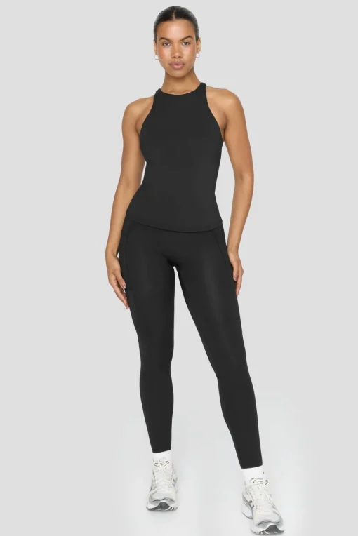 FormTech Built-In Support Longline Skim Fit Vest - Black